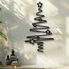 Metal DIY Indoor Outdoor Decor Wall Mounted Christmas Tree Line Handicrafts