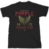 Deep Purple Группа Графика Винтажная Унисекс Футболка Унисекс Круглый вырез Хлопок Короткий рукав Y2k Оверсайз Мода Популярная Футболка Сувенир