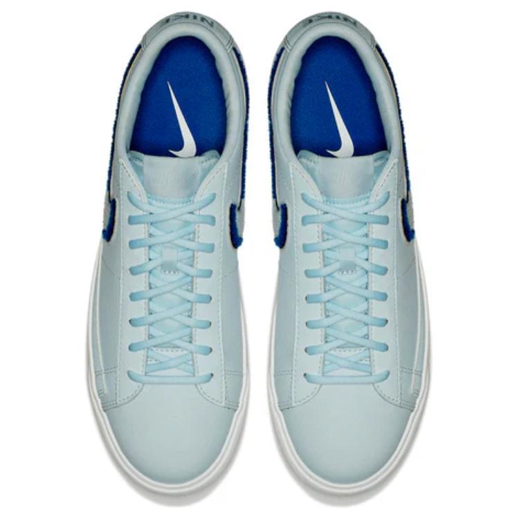 Nike Blazer Low 3D 'Light Bone' (Unisex) Light Bone / White-Game Royal-Blue Tint Skate Shoes AV6964 001