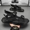 Fashion Summer Men's Outdoor Sandals High Quality Non-Slip Comfortable Man Beach Sandals Fashion Thick Soled Casual Sandals Zapatos