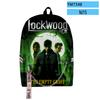 Мультяшные Молодежные Школьные Сумки Унисекс Lockwood & Co ТВ Шоу Дорожные Сумки 3D Печать Оксфорд Водонепроницаемые Рюкзаки на Плечо для Ноутбука