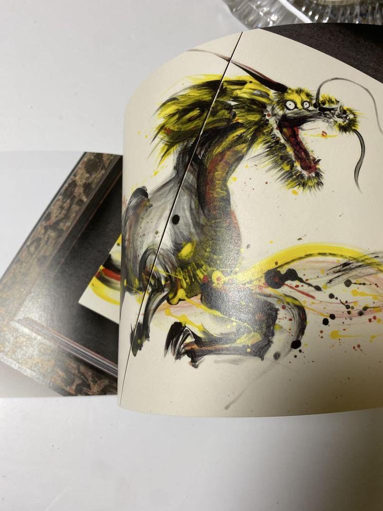 [USED] Catalog, Art Book by Nishimoto Yuki / Ceramic Ink Painting Collection I Signed Book Rare First Edition