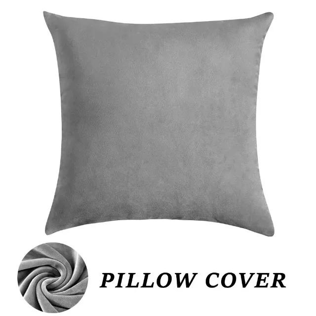 Супер Мягкая Бархатная Наволочка Эластичная Наволочка для Декора Дивана Кровати Подушки Спинки Домашний Декор 1 шт Квадратная