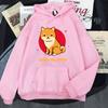 Kawaii толстовки с капюшоном Shiba Inu Mom с принтом для женщин/мужчин, зимние повседневные удобные пуловеры с длинными рукавами и капюшоном