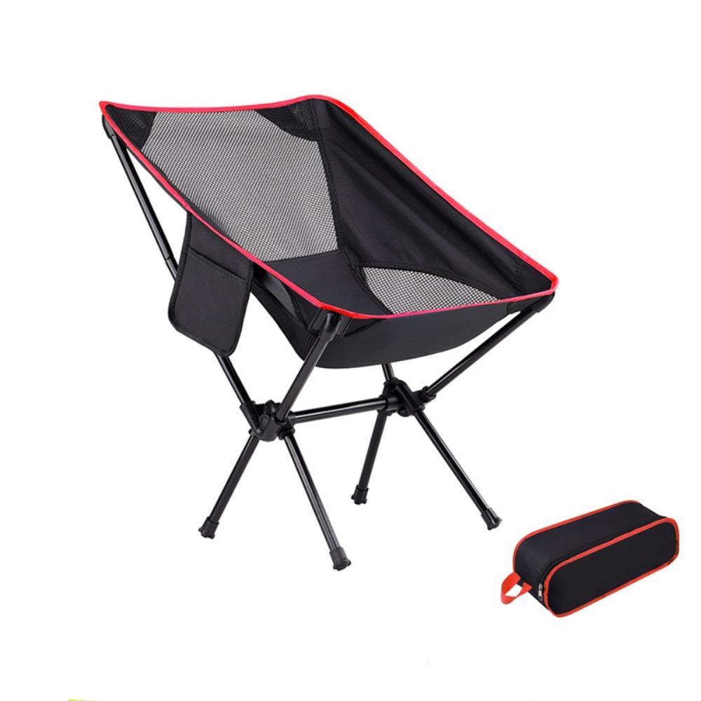 Portable Folding Camping Chair Collapsible Camping Leisure Chair Portable Moon Chair Hiking Picnic