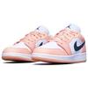 Детские кроссовки Air Jordan 1 Low GS Light Arctic Pink White Black 553560-800