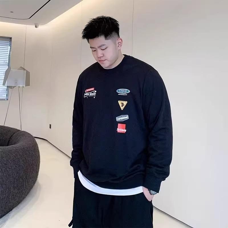 Мужские топы с длинным рукавом из мягкой высококачественной ткани с принтом, устойчивые к сминанию, уличные спортивные повседневные дышащие свободные модные трендовые удобные