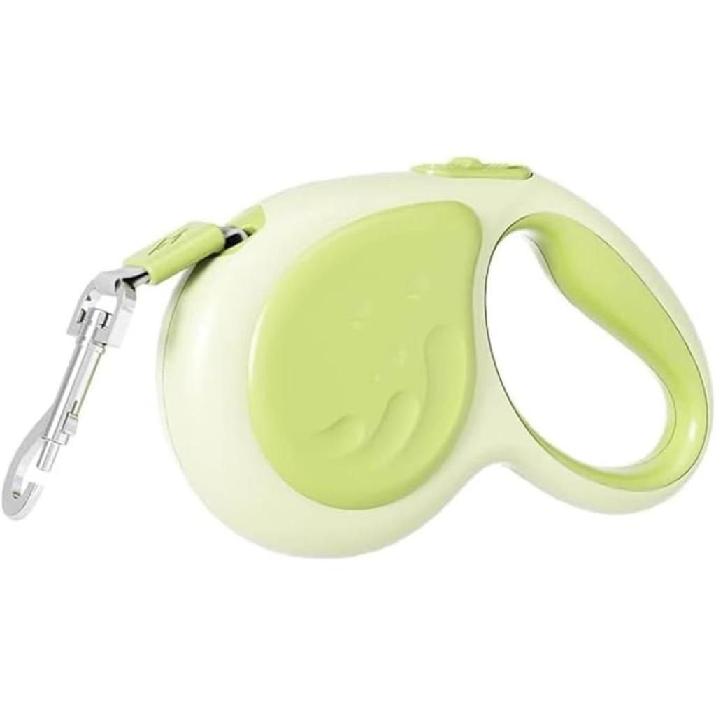 Retractable Dog Leash 5m Heavy Duty Nylon Tape 360° Tangle Free Dog Walking Leash One Touch Quick-Lock Braking Non-Slip Handle for All-Sized Dogs