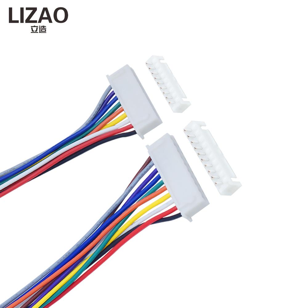 LIZAO 10 комплектов кабелей-разъемов XH2.54 мм, 2/3/4/5-10 pin, штекер и розетка (папа/мама), провод 26AWG, 20 см, для электронного соединения