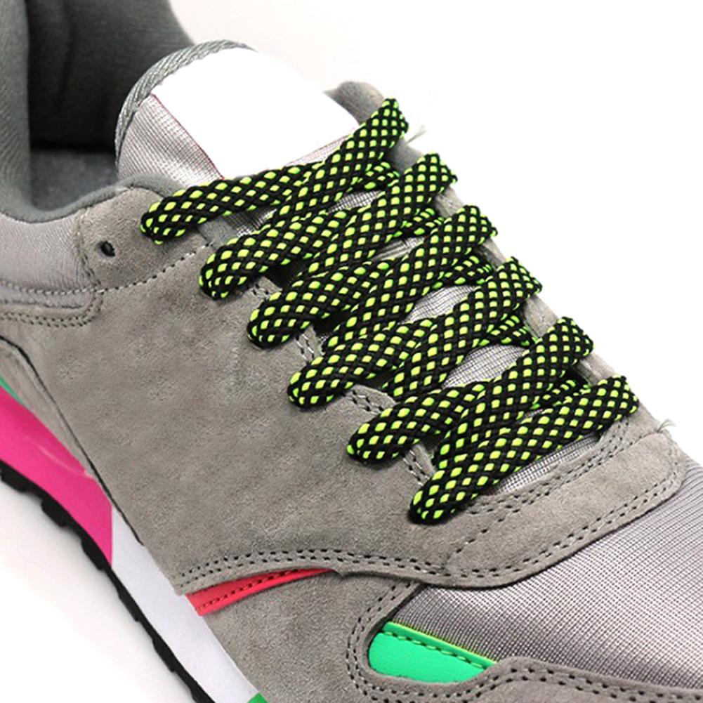 1 пара плоских шнурков, двухцветные повседневные кроссовки, кружевная обувь унисекс, веревочные аксессуары, модные аксессуары