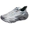 Tiandu Shock Absorbing Durable Low Top Running Shoes Men Sneakers Gray White 112415536-2