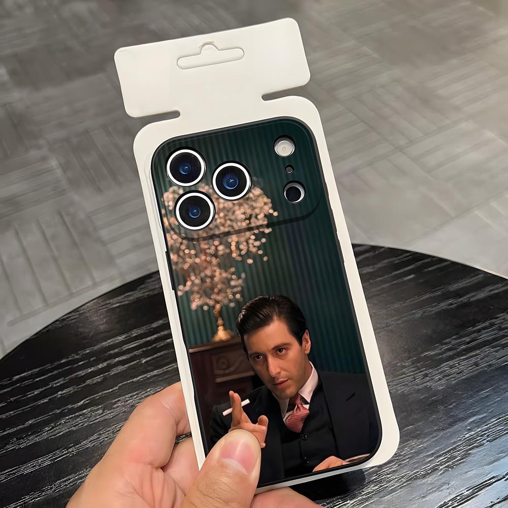 M-Michael C-Corleone Phone Case For IPhone 17 Air 16 E Pro Max 15 14 13 Mini 12 Pro 11 Max Plus Black Soft Shell