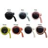 Candy Colored Children's Sunglasses Foldable Design Round Frame Sunglasses  For Girls