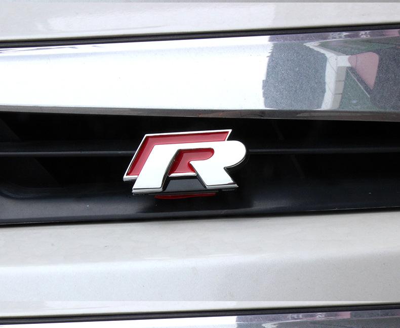 Hot New 3D Metal Sport Sticker Badge Body Sticker For Volkswagen Golf R Rline Tiguan Touareg Polo GTI CC Passat r36 Scirocco EW7