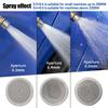 Power Washer Stainless Steel Water nozzle Quick Plug Metal Washing Nozzle Small Flower 0.3/0.4/0.5mm Shower Head Car Cleaning