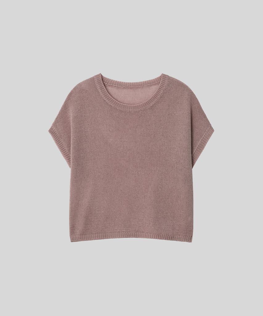 OCCUR Linen Cooling French Summer Knit, Indie Pink