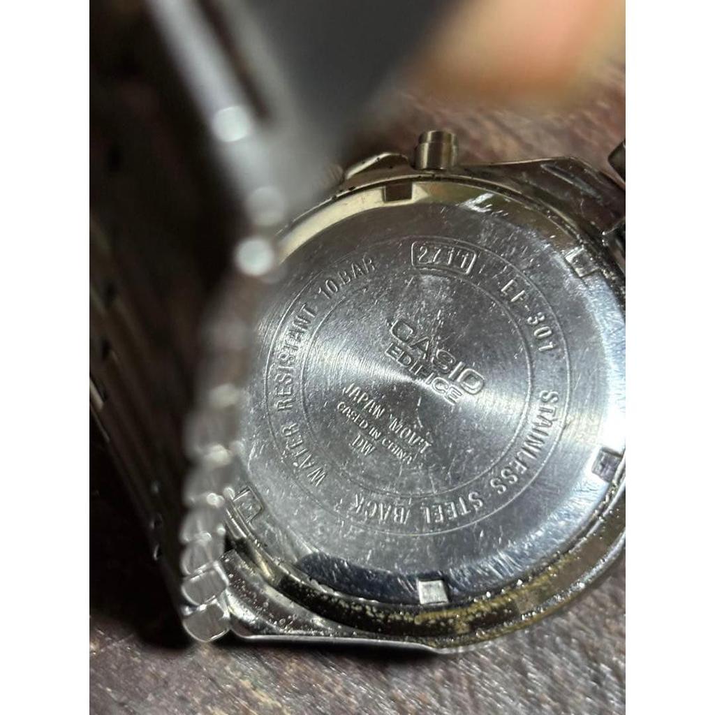 Б/у CASIO EDIFICE EF-301 Хронограф Рабочее состояние