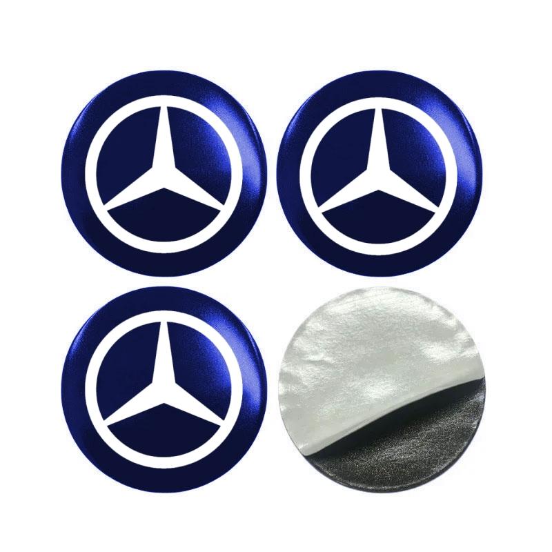 BENZ 56 мм Наклейка-эмблема на центральный колпачок колеса автомобиля Для Mercedes Benz W203 W204 W205 W206 W212 CLK GLA B C E S Класс Аксессуары DP1