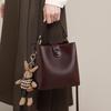 Сумка-ведро 2025 Новая женская сумка Осень Зима Одно плечо Сумка через плечо Высококачественная Модная Для поездок на работу Универсальная Сумка через плечо