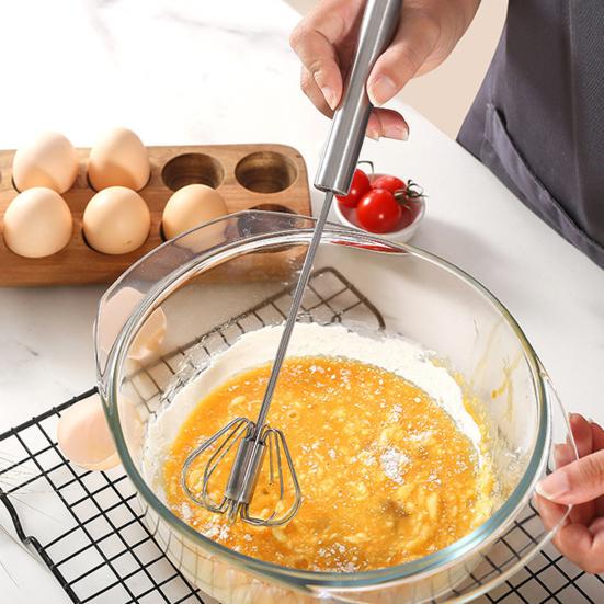 1/3 шт. полуавтоматический венчик для взбивания яиц, блендер из нержавеющей стали, ручной нажимной роторный венчик для выпечки, приготовления пищи, вращение на 360 градусов, инструмент для миксера