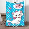 31 стиль Disney Cute Cat Marie Printed Blanket Soft warm Плед из фланели для детей и взрослых Кровать Диван Открытый Путешествия Девочки Подарки