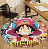 One Piece Pattern Round Rug, Indoor/Outdoor Mat, for Picnic, Gameroom, Bedroom, Office, Living Room, Home Decor Carpet, Birthday Gift