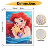 Disney Цифровая картина маслом русалка художественная картина ручная работа DIY домашние украшения