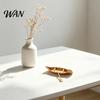 Miniature Canoe Ornament 3D Printed Ornament, Compact Mini Boat Model with Paddle Accessories, Outdoor Scenery Accessory Fine Wood Grain Texture