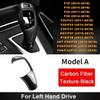 Текстура из углеродного волокна для BMW F30 F10 F15 F07 F20 F21 F22 F32 F34 F35 5GT Автомобильная панель переключения передач Рама Ручка переключения передач Крышка головки Отделка