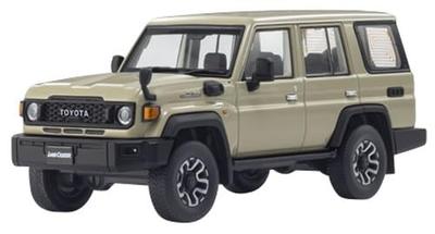 Kyosho Оригинальный масштаб 1/43 Toyota Land Cruiser 70 (бежевый) Готовый продукт KS03928BE