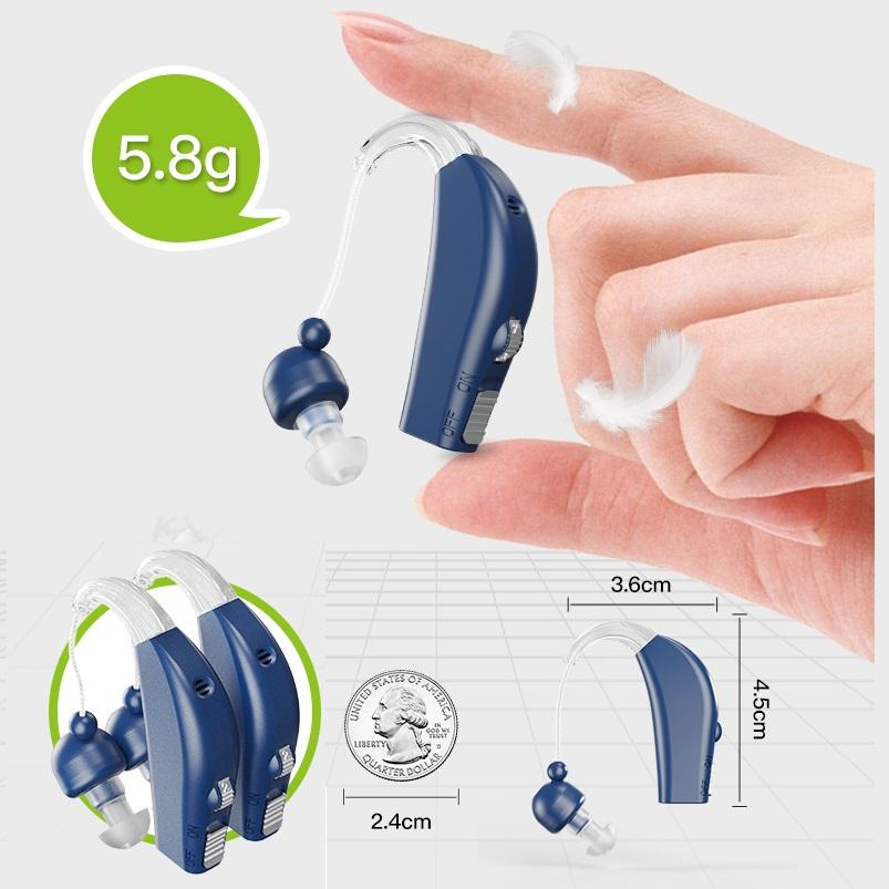 Ушные аппараты 2 в 1, шумоподавление, усилитель звука, мини-слуховой аппарат для глухих, перезаряжаемый слуховой аппарат для глухоты, голосовой аппарат