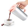 Rustless Steel Kettle Double Wall Insulation Layer Beverage Pot  Restaurant  Service