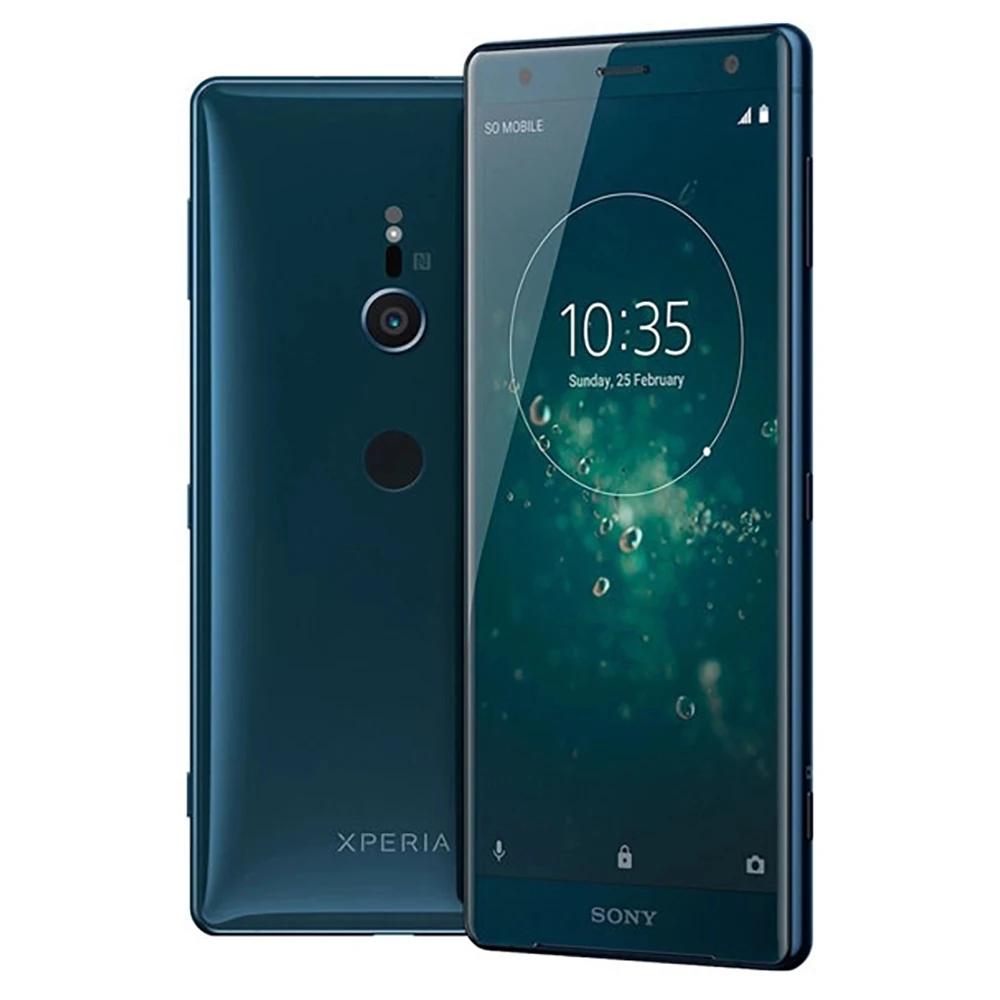 Восстановленный Sony Xperia Оригинальный Sony Xperia XZ2 H8216 H8266 S0-03K 5.7 4 ГБ ОЗУ 64 ГБ ПЗУ Мобильный телефон с одной SIM/двумя SIM