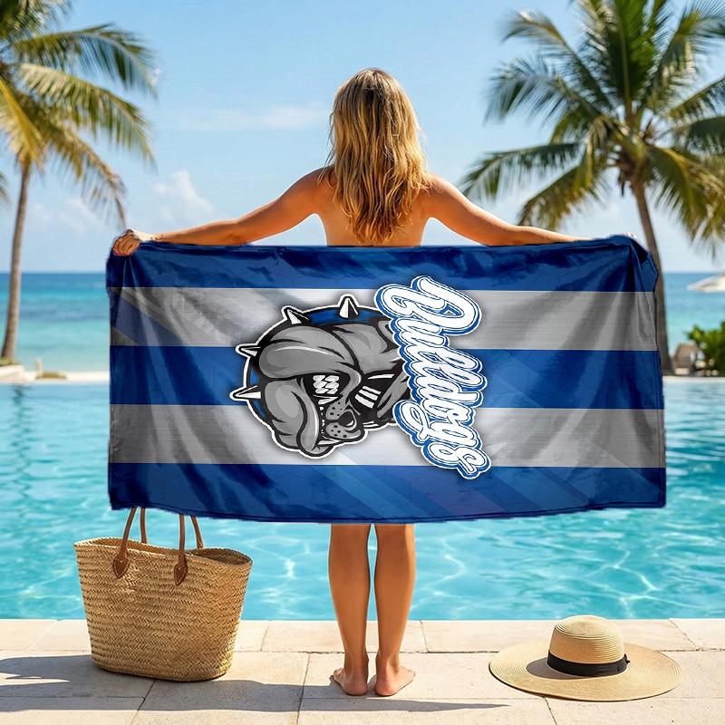 Canterbury-Bankstown Bulldogs Fashion Beach Towel Portable Soft Quick Dry Towel For Swimming Camping Holiday Use