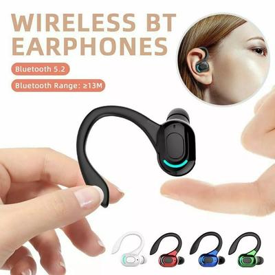 Наушники для сотового телефона Bluetooth 5.2 стерео спортивная беспроводная гарнитура с микрофоном