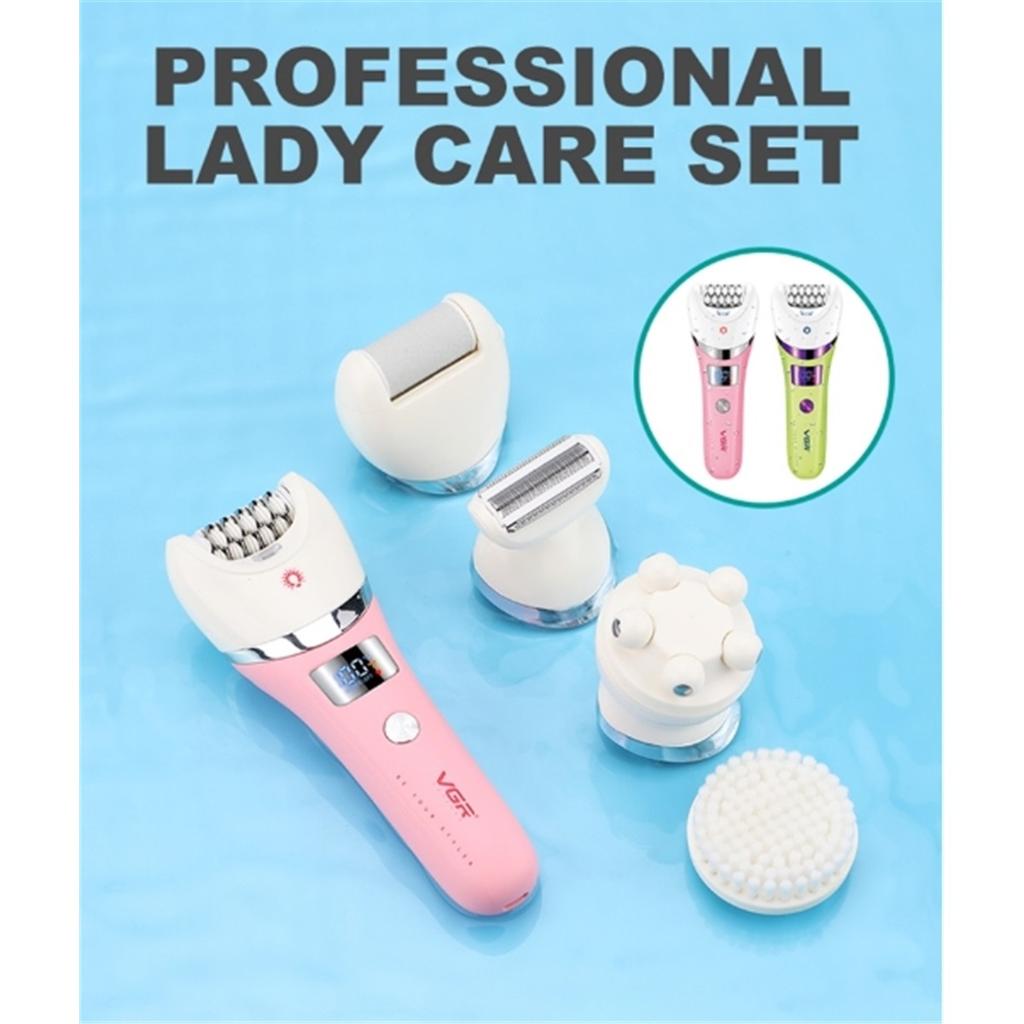 VGR 5-in-1 new high-end hair trimming set multifunctional body hair remover alloy blade full body hair removal device V-759