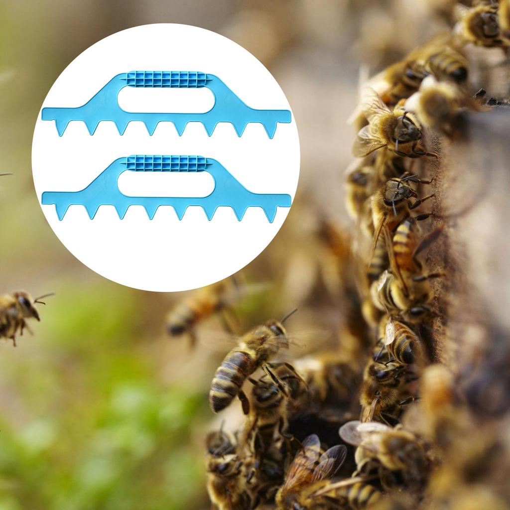 Набор из 2 пластиковых точных гребней для расстановки рамок улья с сотами для точных пчеловодческих операций с легкой конструкцией