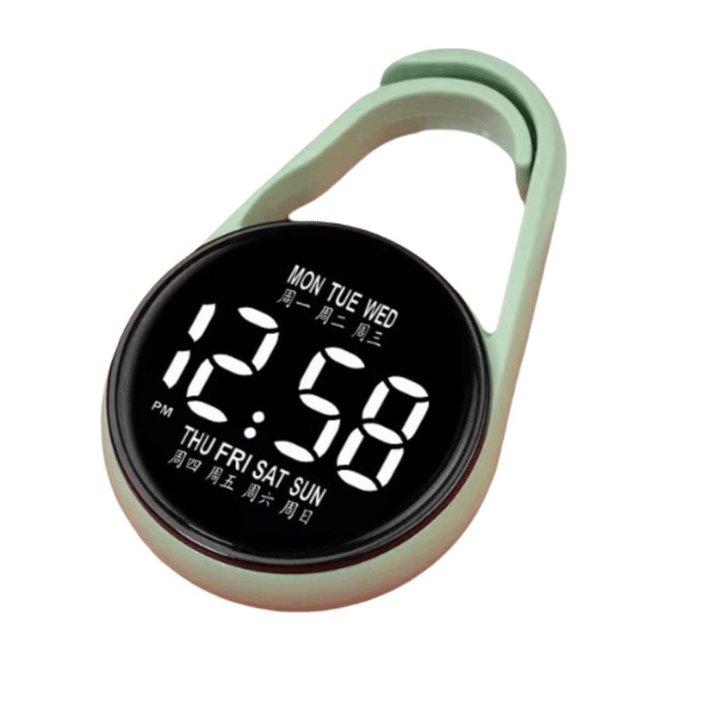 2Pcs Portable Digital Electronic Hanging Watch Luminous Pocket Watch  Pocket Style
