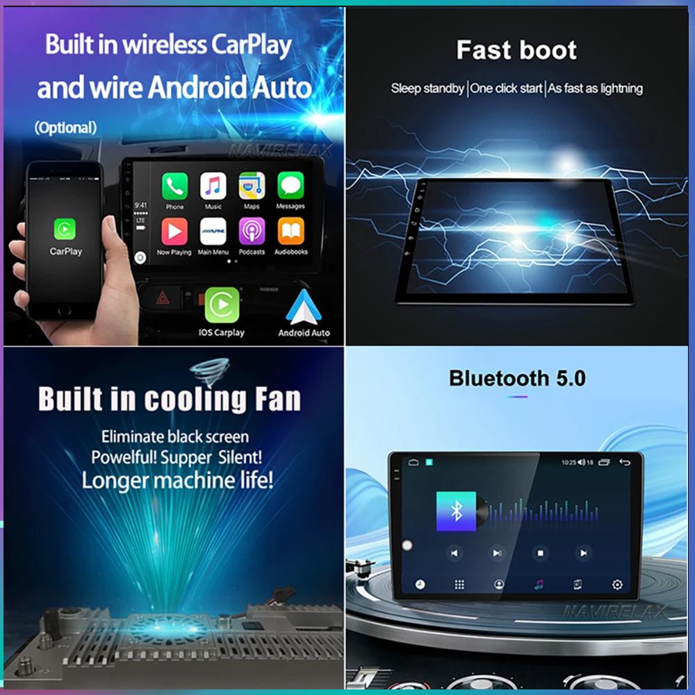 Android 14 Car For lsuzu D-MAX 3 RG 2019 - 2025 Auto Radio Stereo Head Unit Multimedia Player GPS Navigation Carplay BT 2Din