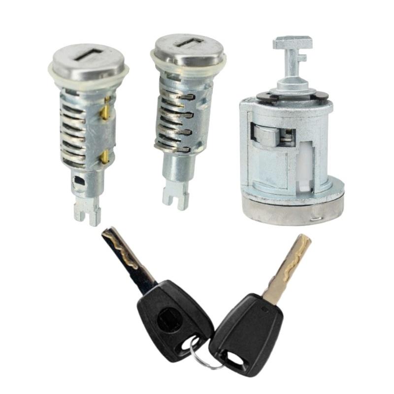 Ignition Barrel Door Lock W/2 Keys For Fiat Ducato Peugeot Boxer Citroen Relay 2006-Onwards 1348421080 1361031080 1608501280 Thread Lock3