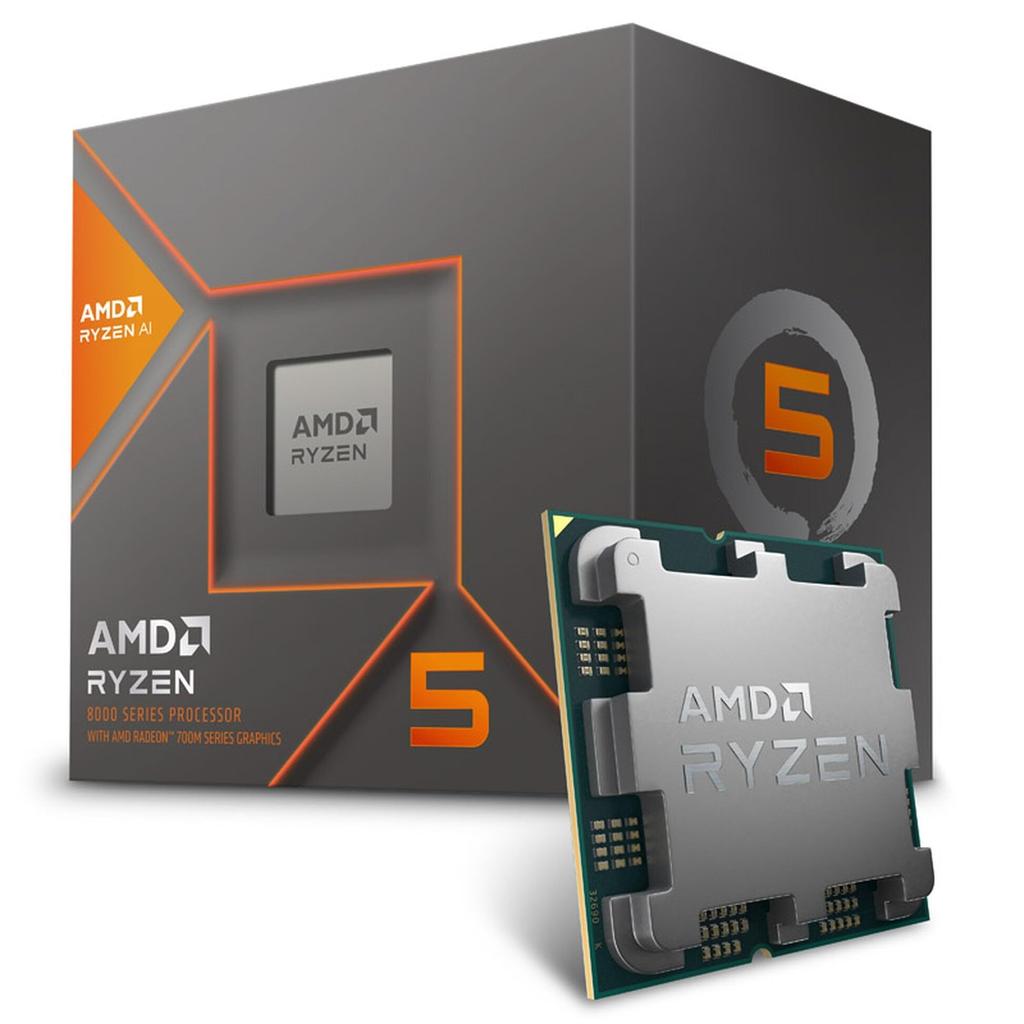 AMD CPU Ryzen 5 8600G with Wraith Stealth Cooler AM5 6 Cores 12 Threads 22MB 65W Authorized Distributor Product 4.3GHz / 100-100001237BOX