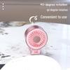 2026 Simple USB Rechargeable Portable Handheld Fan with Custom Logo