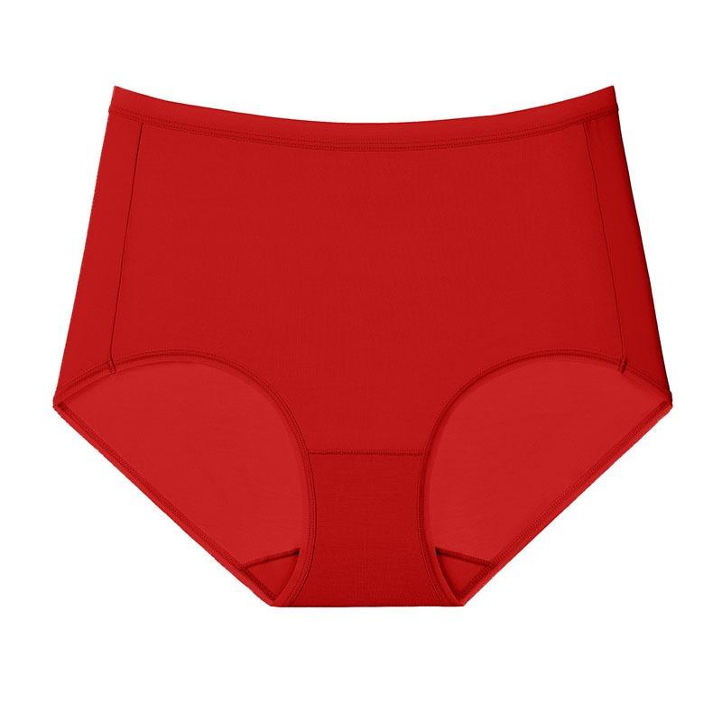 Нижнее белье из модала, женские трусики с высокой талией, подтягивающим живот, с подтяжкой бедер, эластичные удобные трусы большого размера