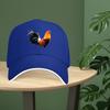 Rooster Graphic Baseball Cap Breathable Polyester Casual Adjustable Sports Cap for Adults