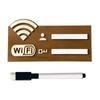 Wifi Sign for Guests Wooden Wi-Fi Board for Guests Restaurant Wifi Board For Handwriting Account & Password