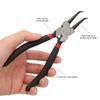Carbon Steel Retaining Ring Pliers Immersion Handle Circlip Pliers Convenient Angled Pliers  DIY