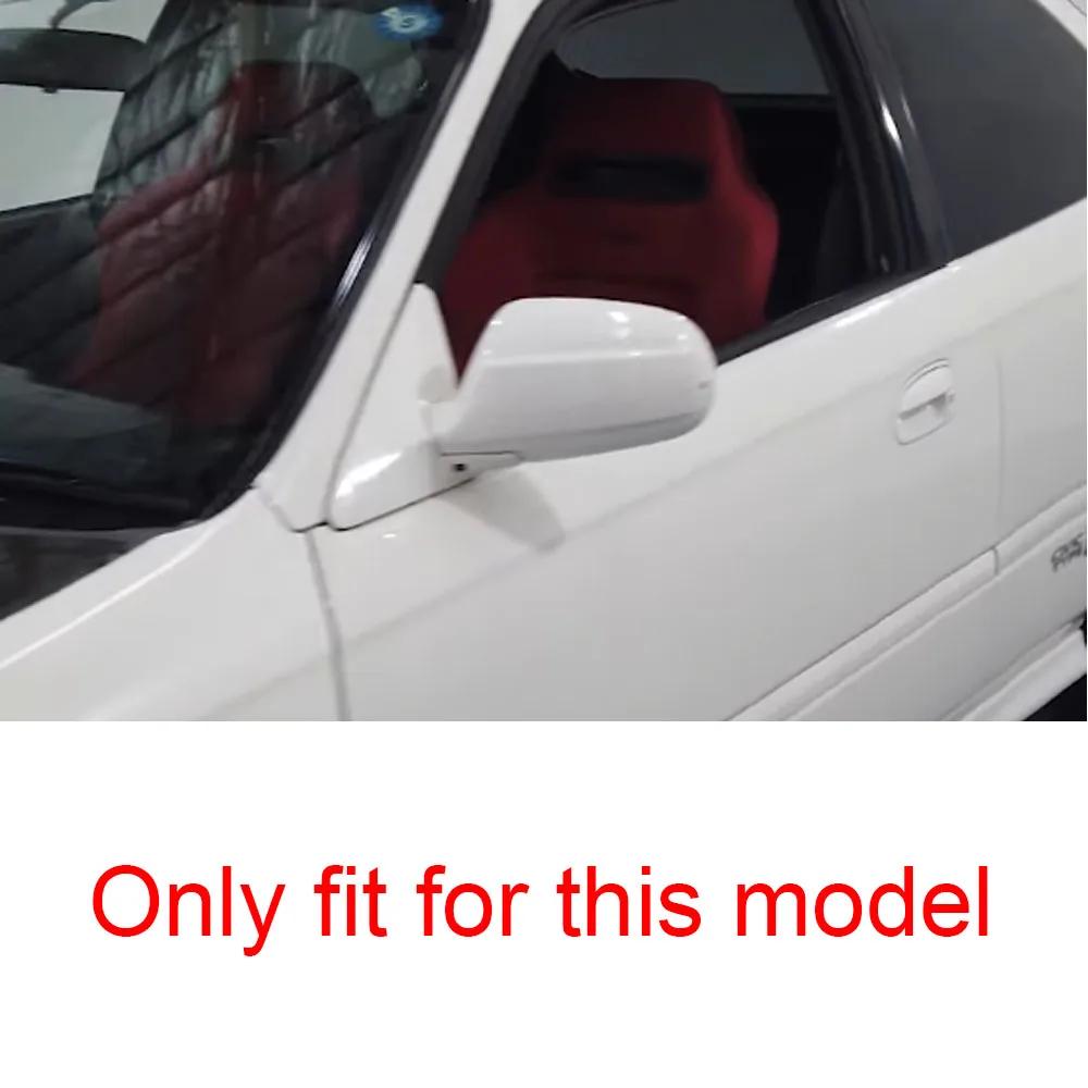 For HONDA CIVIC EK9 TYPE R 1996-2001 Car Sticker Rearview Side Mirror Cover Wing Cap Exterior Door Rear View Case Trim Carbon