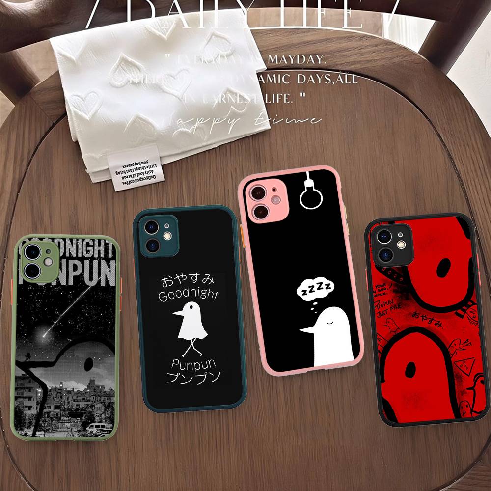 Goodnight Punpun Hot Comics Phone Cases For IPhone 16 15 14 Plus 13 12 11 Pro Max Matte Oft Bumper Phone Cover