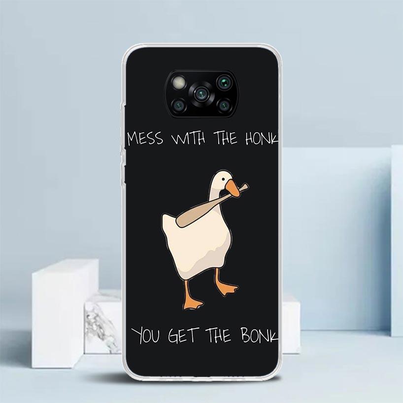 Мультяшная Утка Гусь Игровой Чехол Для Телефона Для Xiaomi Poco F7 Ultra X5 X6 X7 Pro M7 Redmi 15C 15 13C 13 12C 12 10C 10 10A 9 9C 9A 9T Cov