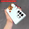 2DFlat Samsung phone case Cute Kitten and Orange Butterfly in Sky Applicable to Galaxy S23 S24 S25ULTRA S26 A12 A14 A15 A16 A54 A55